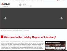Tablet Screenshot of lueneburg.info